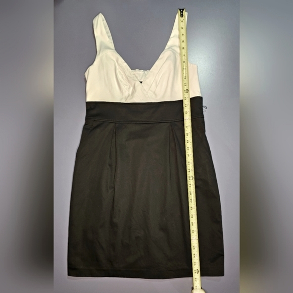 [EXPRESS STUDIO DESIGN] Black & White Colorblock Mini Dress《12》Like NEW - Picture 11 of 16